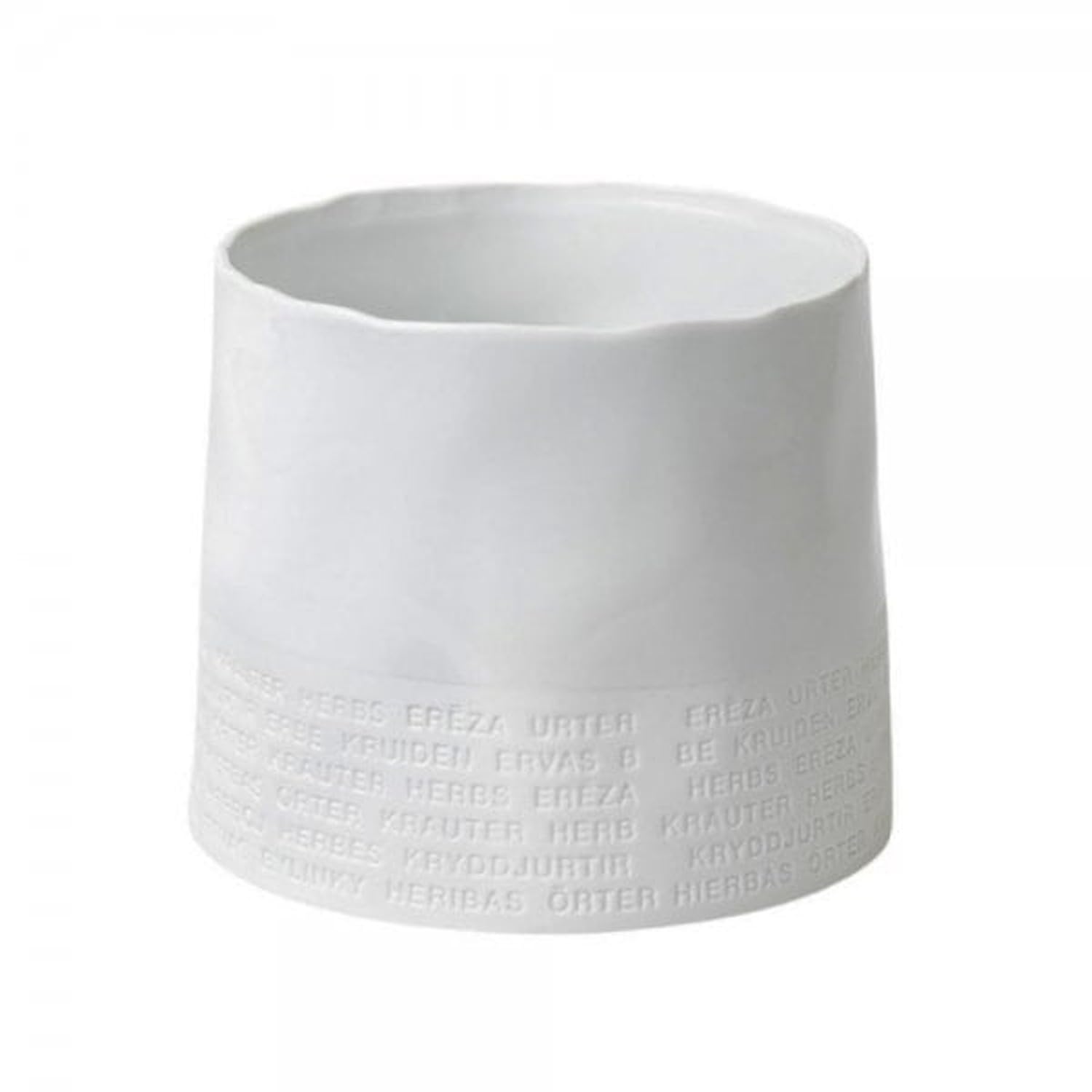 Räder Raumpoesie Kräutertopf Porzellan Ø 16 cm, H: 13,5 cm Design