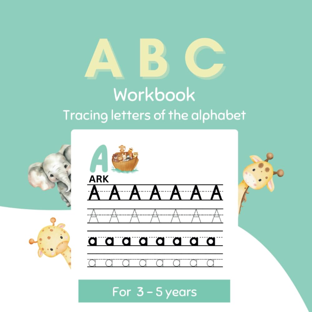ABC Bible Workbook: Tracing letters of the alphabet