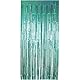 Folat 27587 Party Vorhang - Sparkling Turquoise - 1 x 2 m - Folien Luftschlangen für Hochzeit, Party, Dekoration, Fotoautomat und Festivals Bühnendekor
