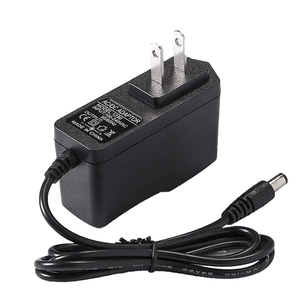9V AC/DC Power Adapter - for Casio Keyboard CasioTone AD-5 AD-5MU AD-5MR WK-110 WK-200 LK-43 LK-100 LK-220 CTK-496 CTK-573 Charger Cable Cord (4.92 Ft Long Cord)
