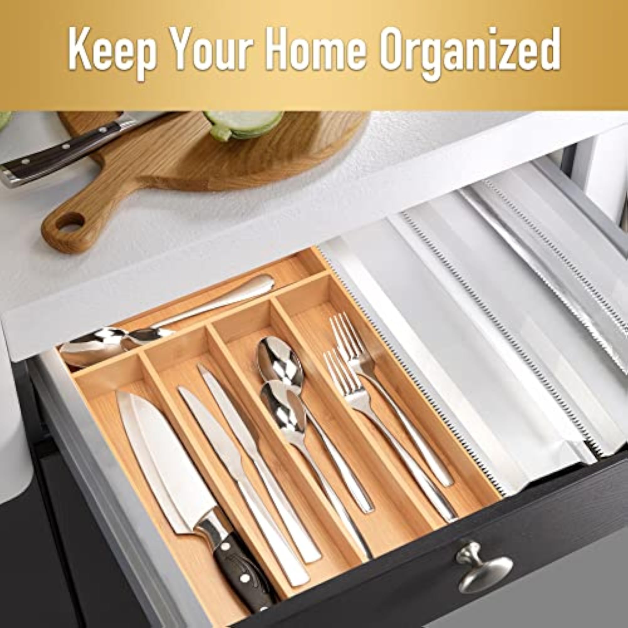 Expandable Cutlery Drawer Organiser