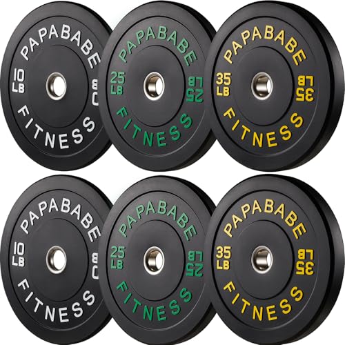 Papababe 140 lb Low-Bounce Bumper Set