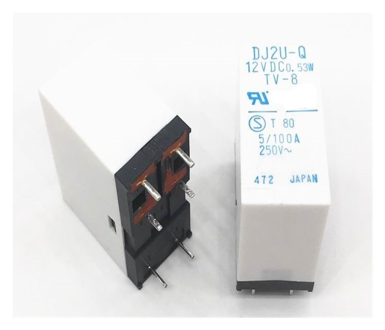 Relé DJ2U-Q 12VCo.53W TV-8 interruptor electrónico miniatura de 6 pines para PCB