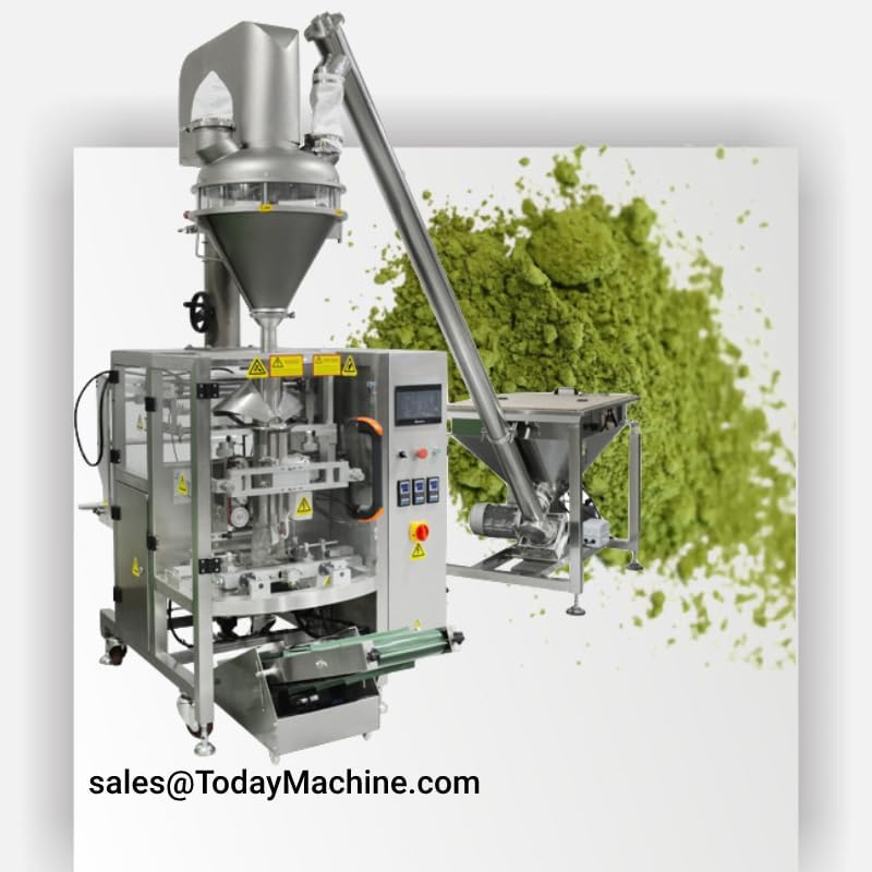 Nut Potato Chip Crisp Collar Automatic Multihead Weigher Sachet Pouch Packing Auger Filling Bag Multi-Function Packaging Machine, RED, VFFS-FL-006