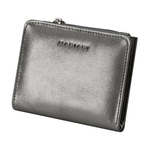 Mariart 753 Carteira Feminina de Couro Bovino Legítimo p/CNH, cartões, cédulas e moedas (Carbono)