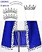 King Costume for Kids Robe Crown Scepter Set Boys Royal Prince Cape Dress Up Cosplay Blue