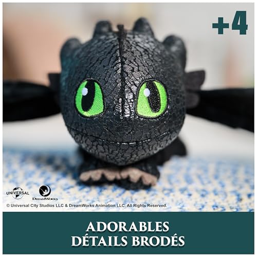 SPIN MASTER PELUCHE DELUXE KROKMOU 30 CM Dragons Movie - vue 3