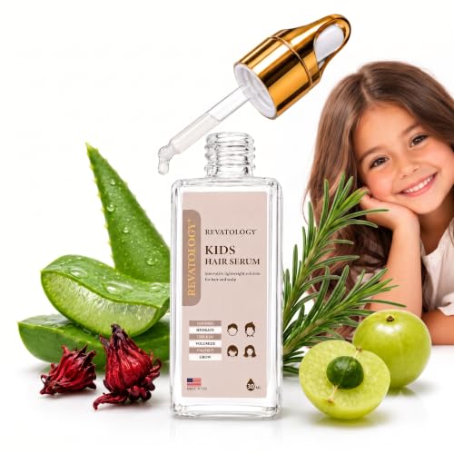 Revatology Kids & Baby Hair gel-serum leave-in 30 botanicals (Made in USA)