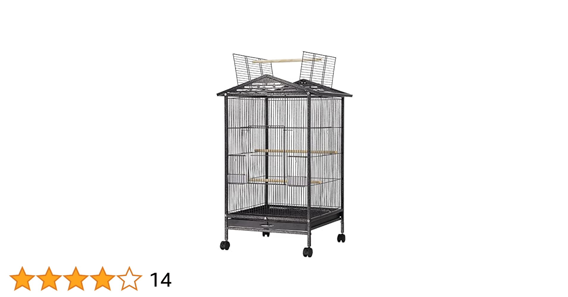 新品 ②大型 バードケージ インコ オウム スタンド キャスター 白 えとぴりか Amazon | Jiza 鳥かご 鳥 ケージ 大型 インコ ケージ バード