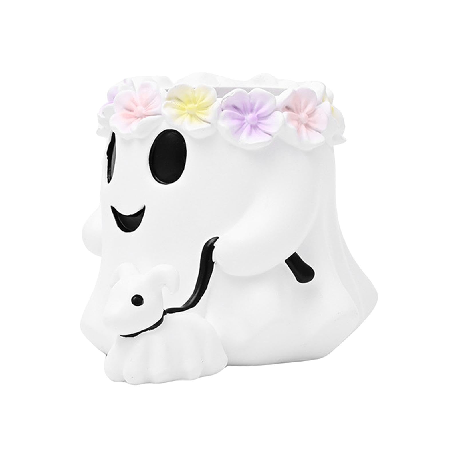 Vase fantôme Halloween et bol de rangement pour une décoration de table festive et originale