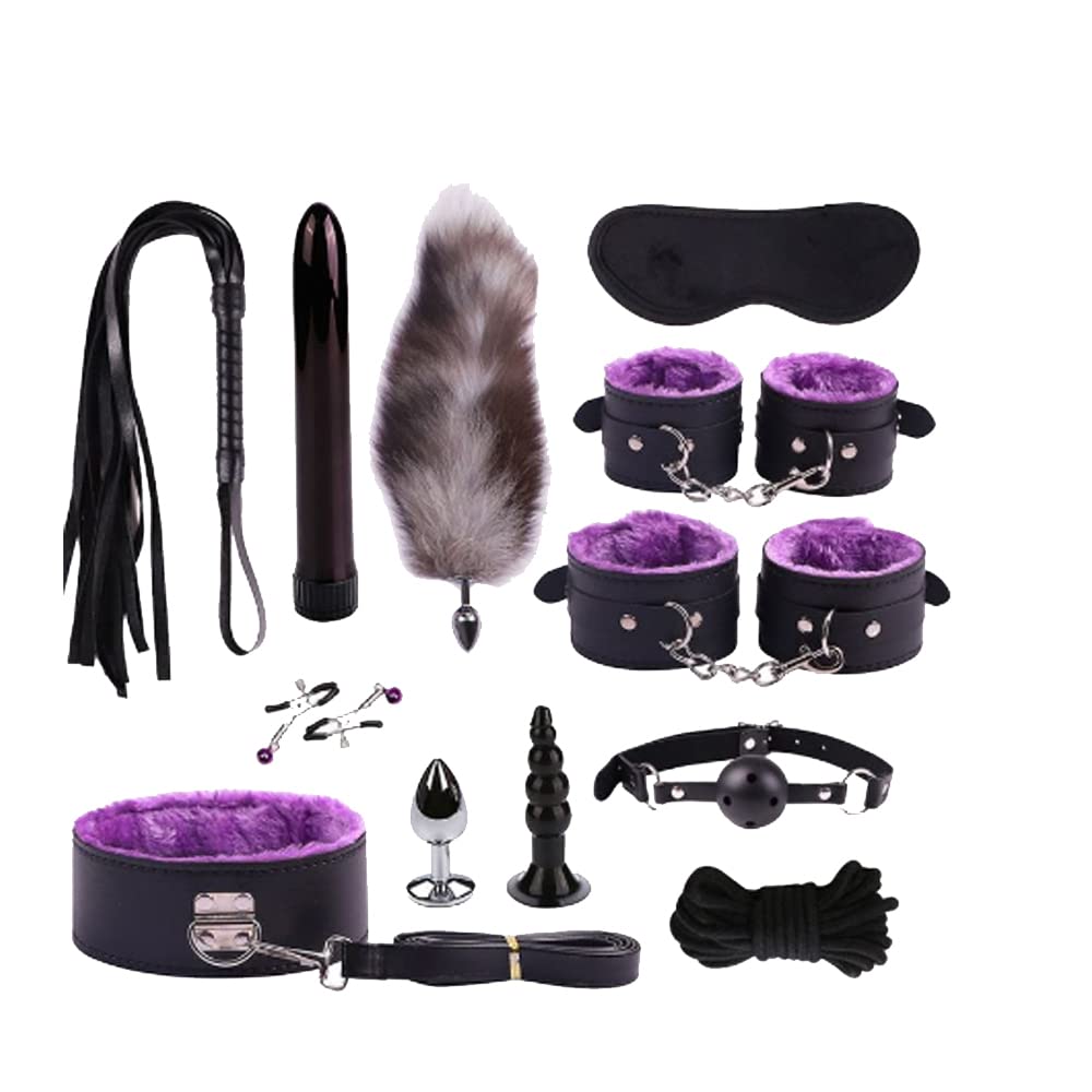 Abbigliamento Coppia Giocattoli Sportivi 12 Pezzi Peluche Body Set Giocattoli Coppia Felice, Nero Viola