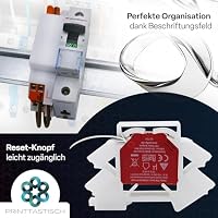 Printtastisch Hutschienenhalter passend für Shelly Relais 42 Modelle – Plus 1, 1PM, 2PM, Mini, Gen3, Gen4, i4 DC, Dimmer, RGBW2, Wave, EM, AddOn, DALI, Shutter – WAGO 221, PETG, 8 Stück – Ansicht 4