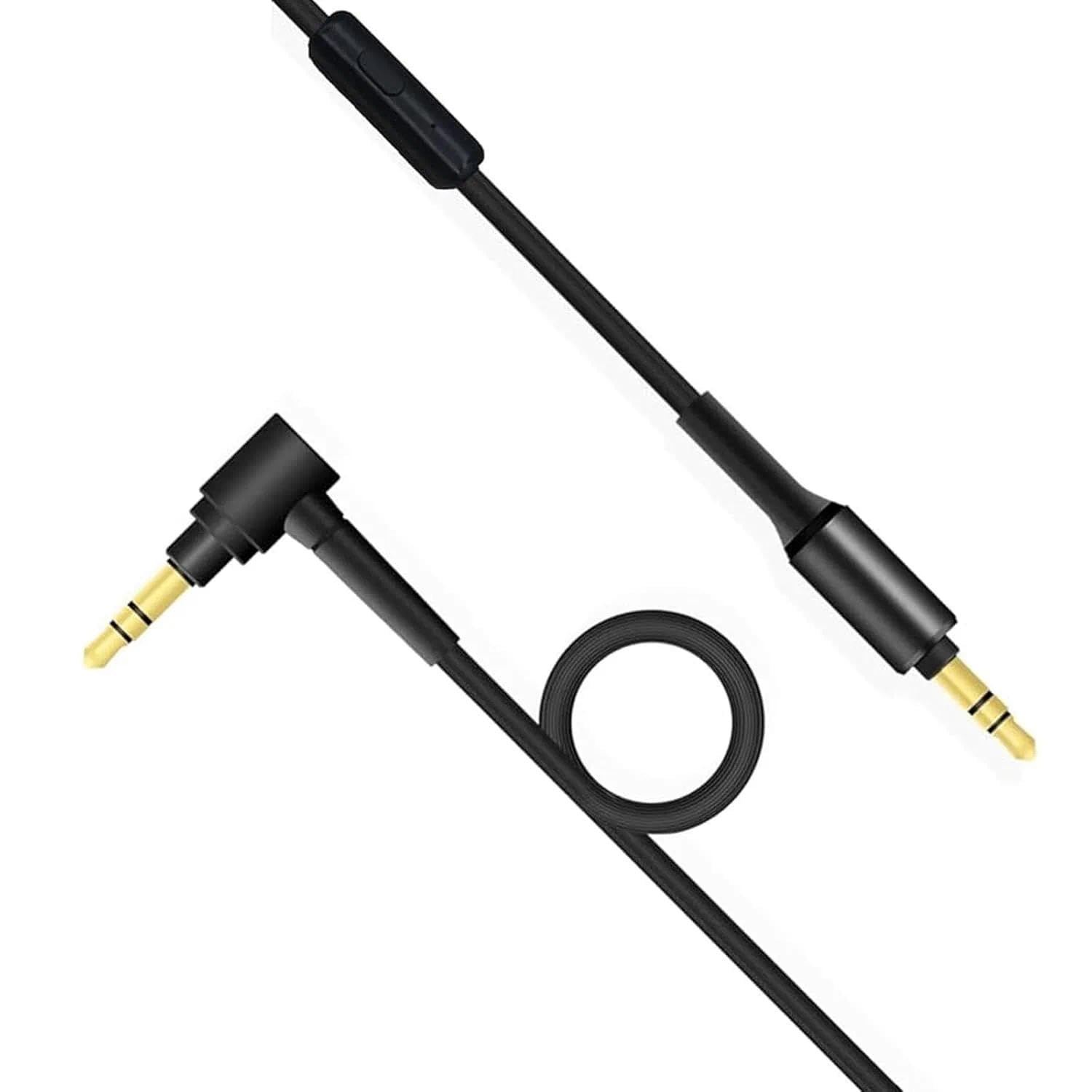Replacement Audio Cable Compatible with Sony WH-1000XM5 WH-1000XM4 WH-1000XM3 WH-XB910N WH-H900N WH-CH510 CH-720N CH-710N CH-700N MDR-100ABN MDR-10R MDR-1A Wireless Headphones(150CM,Black/Mic)-image-34