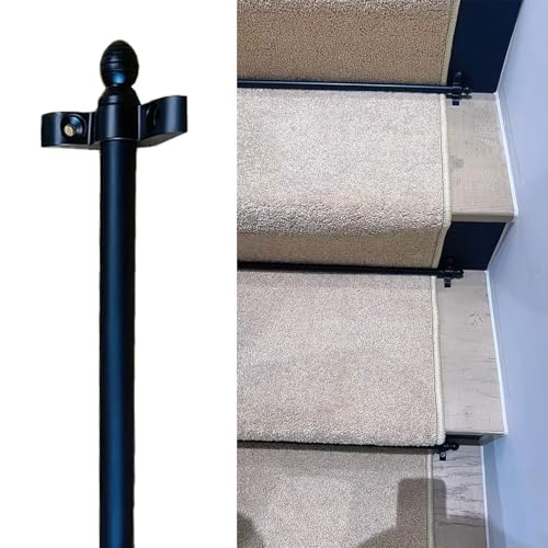 Soporte de escalera ajustable para evitar tropiezos con barras para alfombras