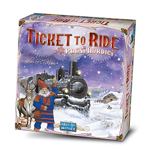 Preisvergleich Produktbild Asmodee- Ticket to Ride Nordische Länder Italienische Ausgabe 8512