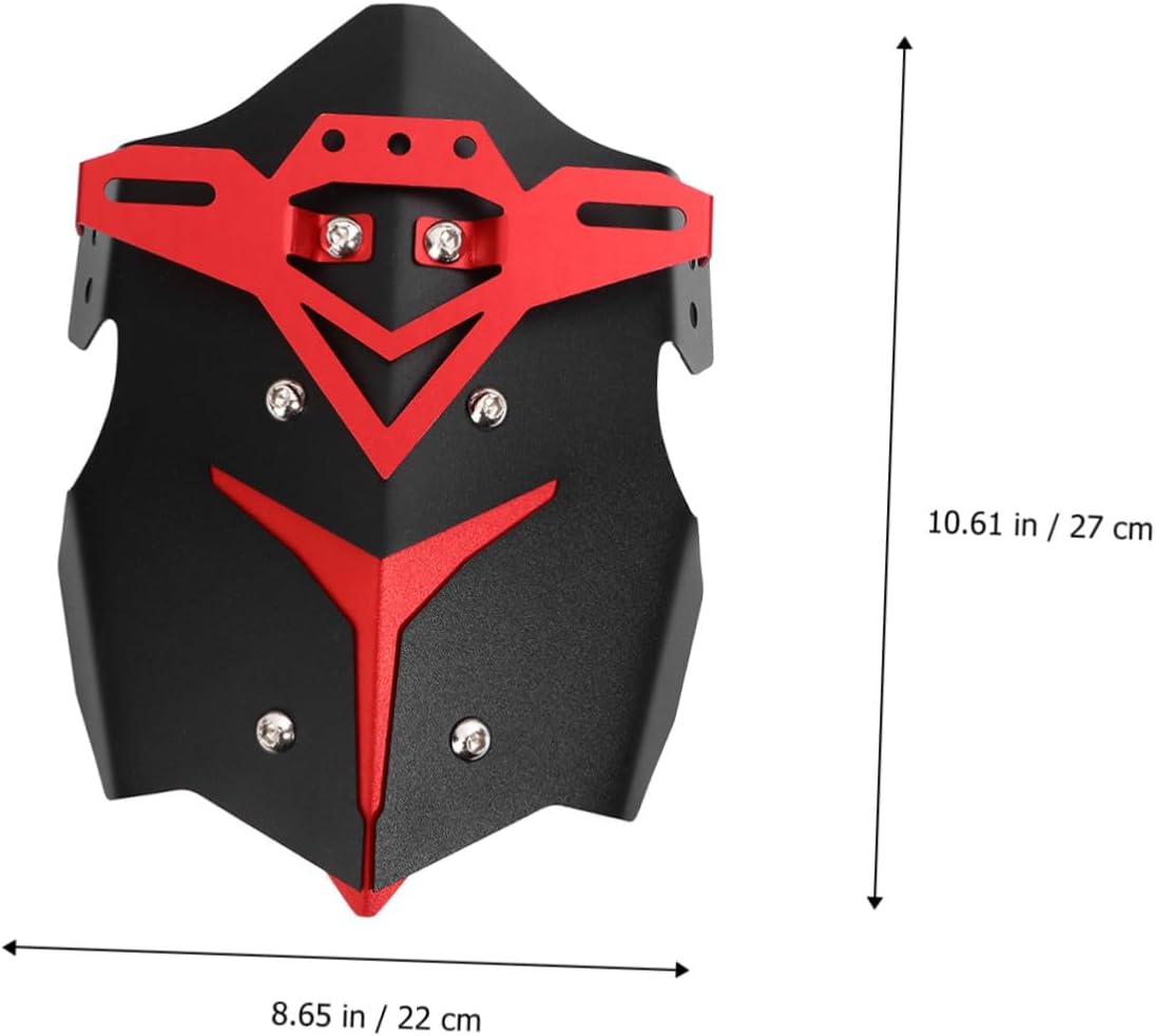 Ciieeo Aluminum Alloy Rear Mudguard for Off-Road Motorcycle Accessories Red Water-Resistant Guard Sturdy Rear Fender for Dirt Bike Protection