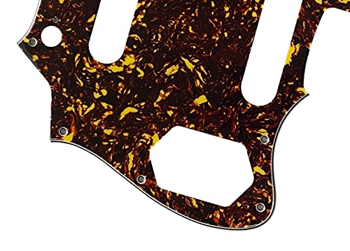 Pièces de guitare pour Fender Japon – Pickguard style Jaguar – 4 plis – Marron tortue - Les Beatles, Paul McCartney, John Lennon, RIngo Starr, George Harrison Pièces de guitare pour Fender Japon - Pickguard style Jaguar - 4 plis - Marron tortue – Image 5