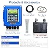 Industrial Ultrasonic Flow Meter - Portable & Wall - Mounted Lcd Display for Dn15 ~ Dn6000mm | Non - Invasive Water , Oil , Sewage Measurement - 30 to 160 ℃ | Accurate Flow Measurement Solutions #1
