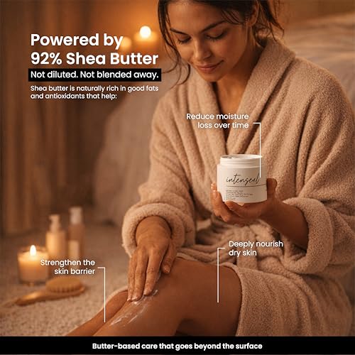 Image of Personal Touch Intenseal Shea Butter Balm | 92% Pure Shea Butter | Deep Moisturizing Body Balm for Intense Dry & Very Dry Skin | With Almond Oil & Vitamin E | Non-Greasy | 50 ml