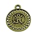 Produktbild Paket 20 x Steampunk Antik Bronze Tibetanische 15mm Charms Anhänger (Ohm) - (ZX11590) - Charming Beads