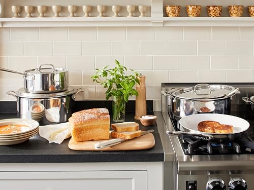 Marthastewartmartha8triplystainlesssteelsautefrypanwceramicnonstickinterior  Urban Country Home Decor Martha stewart martha 8 triply stainless steel saute fry pan wceramic non stick interior  urban country home decor