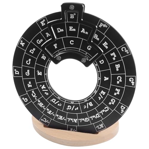 Outil de roue de mélodie en métal pour comprendre le cercle des quintes sans stress