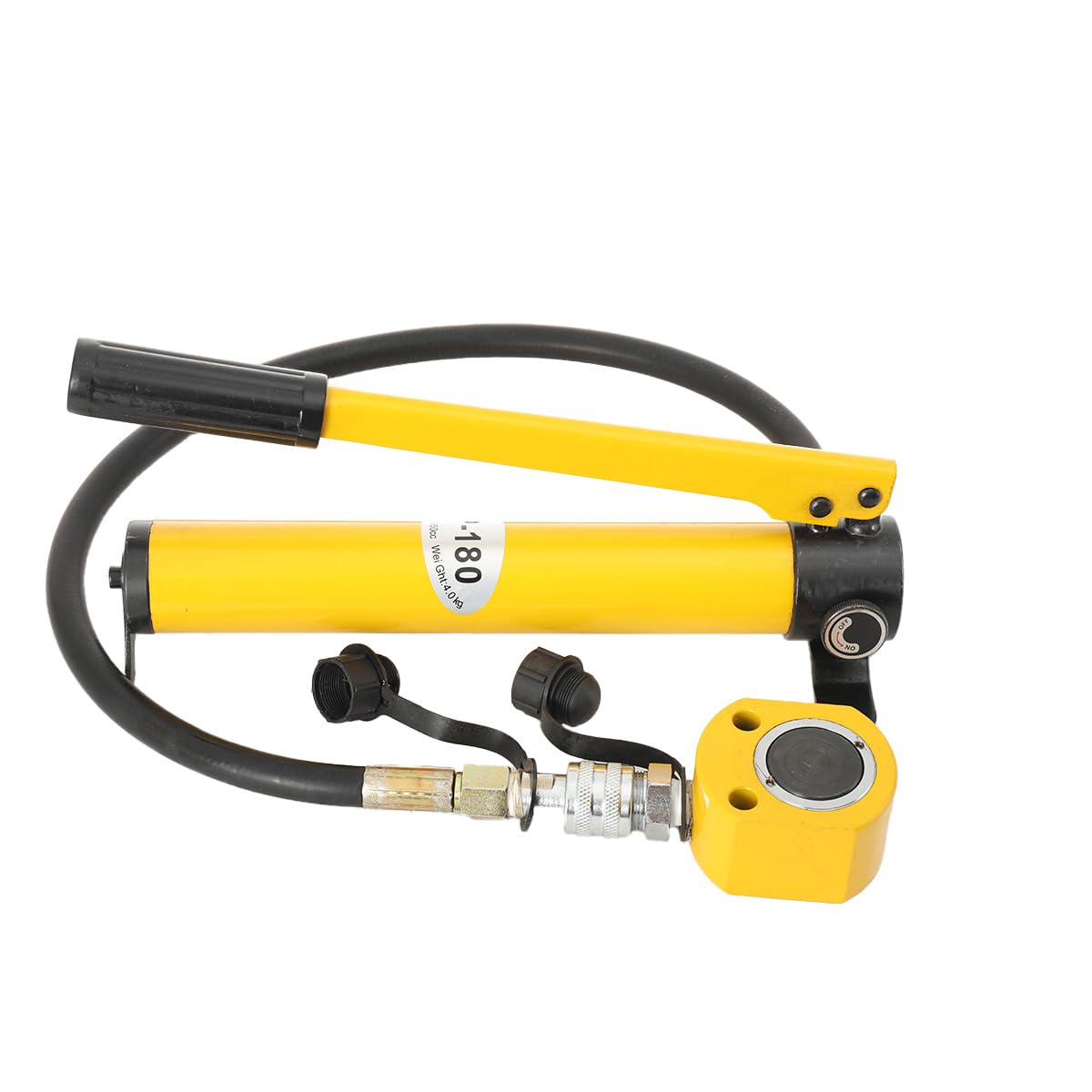 Siłownik hydrauliczny CDZHLTG 10T Siłownik hydrauliczny podnoszący z hydrauliczną pompą ręczną CP-180, skok tłoka 10 mm do mostów, budownictwa i przemysłu maszynowego