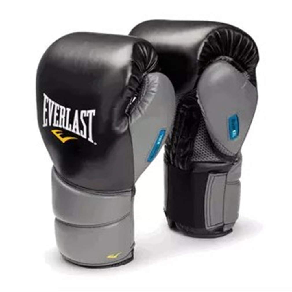 Guanti Boxe professionistica per Guanti in Pelle di addestramento di Muay Thai Sparring Guanti di Perforazione del MMA Pelle Infuso Gel Formazione per Sparring Bandaggi Uomo Donna,Rosa,16oz