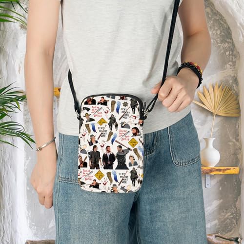 KEYCHIN TWD TV Show Crossbody Bag Negan Fans Gifts Eeny Meeny Miny Moe Daryl Dixon Shoulder Bag Rick Grimes TWD Merchandise3