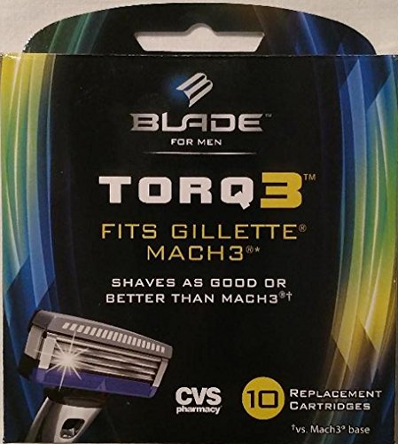 CVS Torq 3 Blade Replacement Cartridges 10 ct