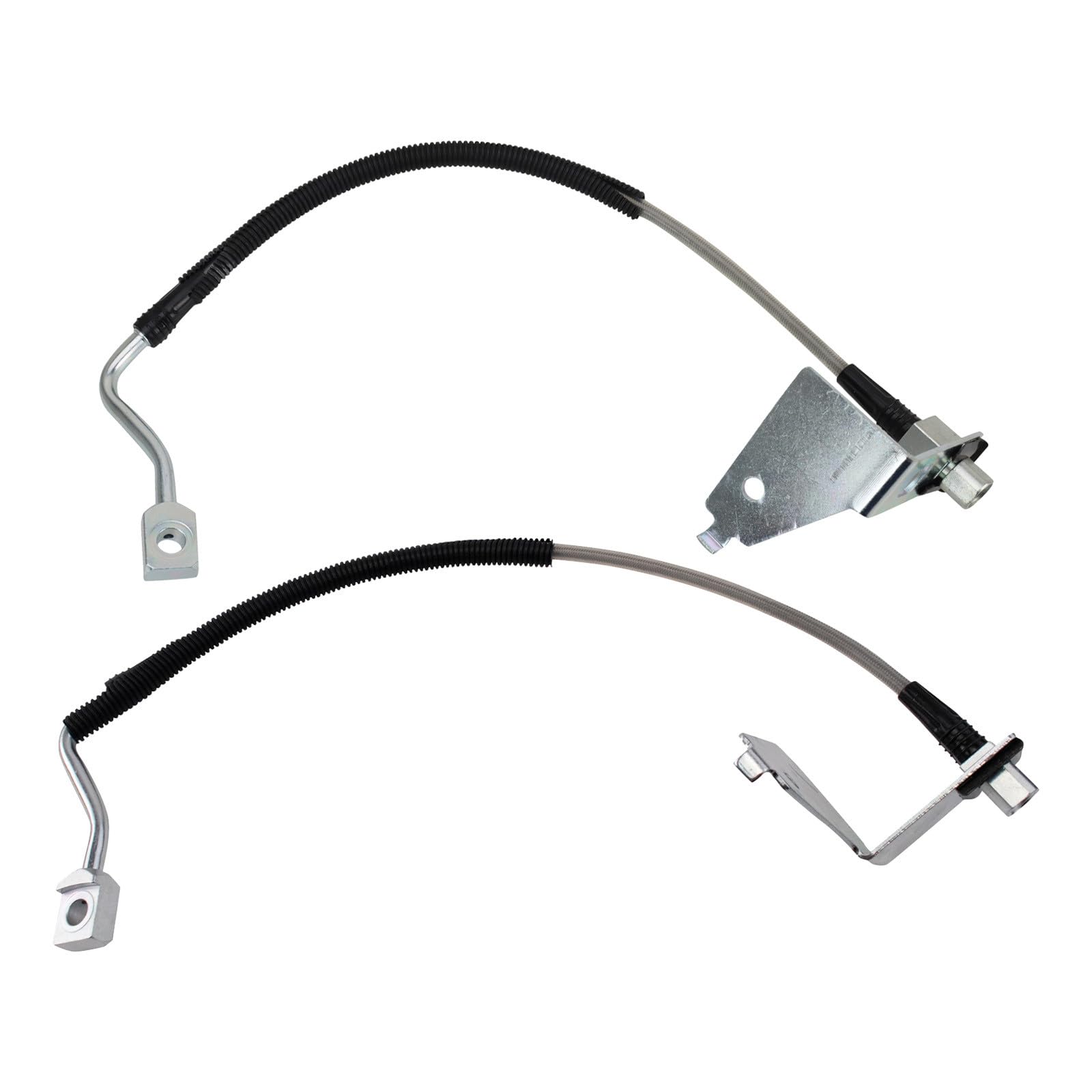 TRQ Performance Rear Driver and Passenger Side Brake Hose Set
