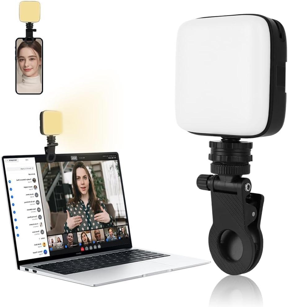 Suicune Selfie Light for iPhone,Portable Phone Lights Clip, 3 Lighting Adjustment Modes Photography Lighting for iPhone/Video Recording/Camera/Laptop/iPad/Video Conference/TikTok/Vlog/Makeup-picture-19