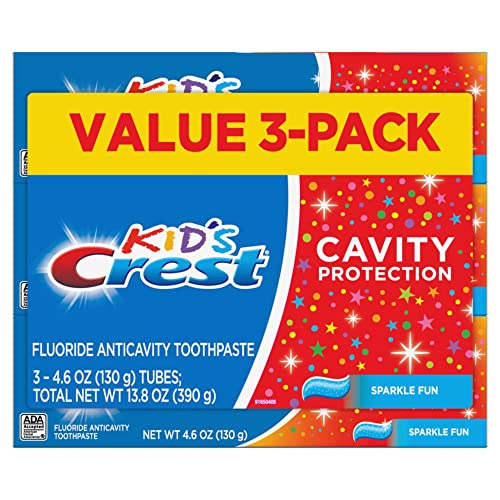 Crest Kid's Cavity Protection Toothpaste (Children And Toddlers 2+), Sparkle Fun, 4.6 Oz (Pack Of 3) #TOP19