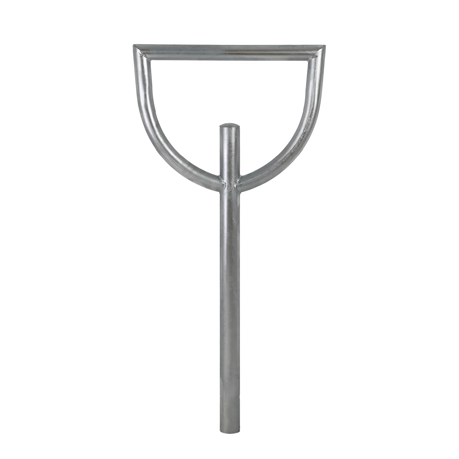 TRUTZHOLM Fahrradanlehnbügel 115x56 cm Stahl feuerverzinkt Rohrdurchmesser Ø 60 mm Fahrradständer zum Einbetonieren inkl. Bodenqueranker Parker Anlehnbügel Fahrradanlehner für 2 Fahrräder