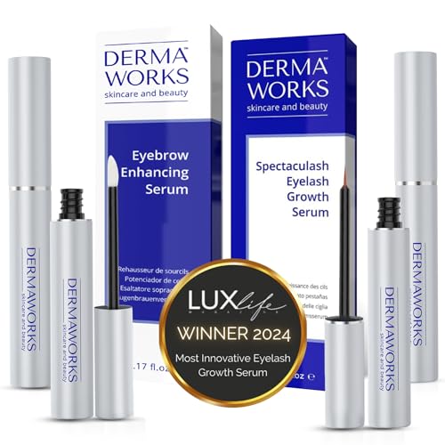 SERUM PESTAÑAS CRECIMIENTO 3ml + SERUM CEJAS 5ml   Crece Pestañas Más Largas, Fuertes y Densas   Crece Cejas mas Gruesas y Definidos   Nutritivo y Fortalecedor   Resultados en 60 Días de DERMAWORKS