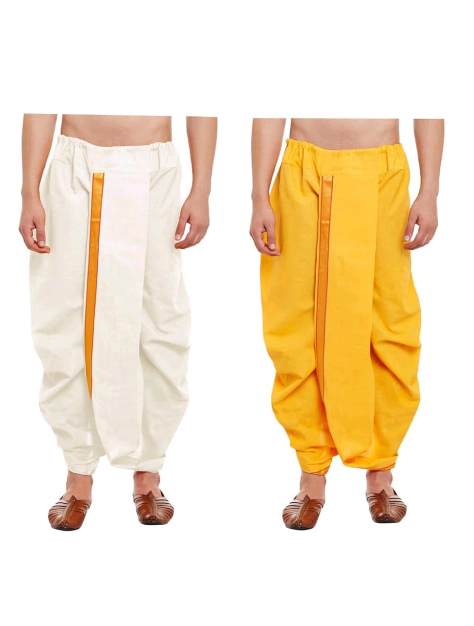 Ready to Wear Mahraj Dhoti for men (Elastic Readymade Dhoti Pant) |PACK OF 2-image-44