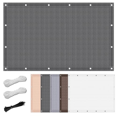 Bâche de balcon imperméable pour chat résistante aux UV avec attaches - 2