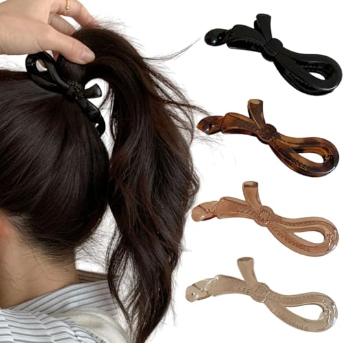 Pinzas banana para cabello grueso, paquete de 4 miniatura 1