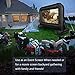 OUTTOY Inflatable/Blow Up Projection Screen with Quiet Fan and Storage Bag, Easy Set up, Mega for Outdoor, Backyard Movie Night, Theme Parties, Celebrations-16FT