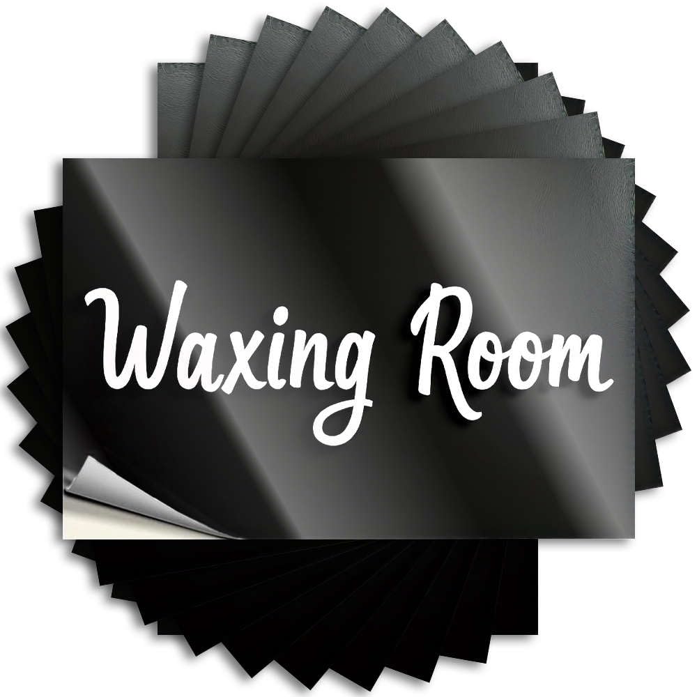 Personalized, Sticker Cover Waxing Room Signage | Texas Basement Decor(8X12CM)