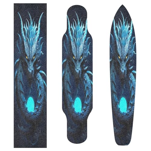SDMKA Purple Chinese Dragon Skateboard Grip Tape 10
