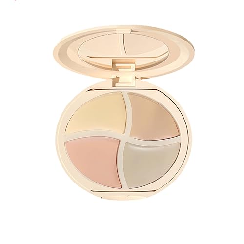 Corrector facial de cuatro colores Paleta Corrector Corrector Crema para cubrir la piel Puntos de acné Marcas de acné Lágrimas Líneas Círculos