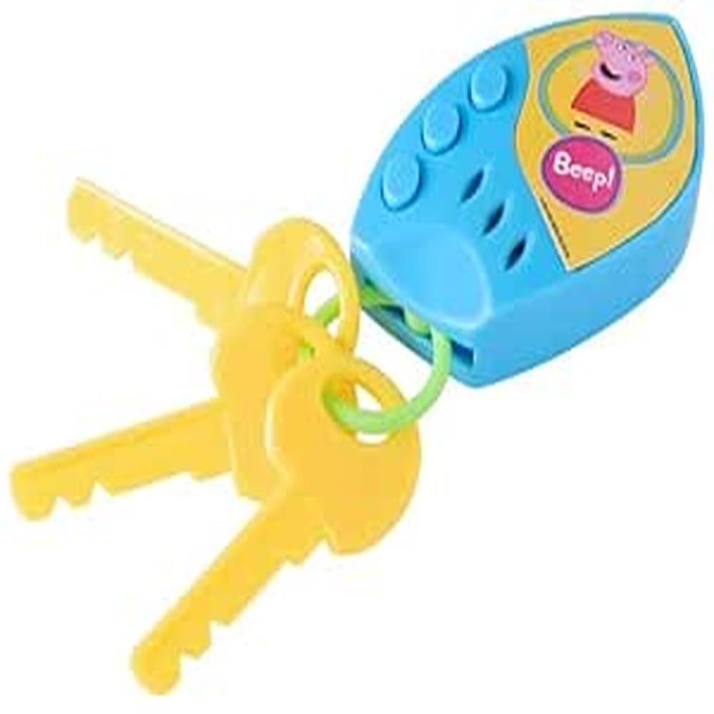 Peppa Pig Keys | Electronic Toy Car Keys Pretend Play for Little Boys & Girls
