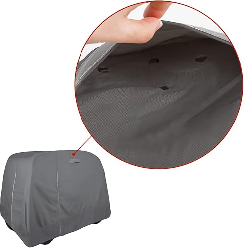 Miniatura 10 de Summates 600Diner - Funda de poliéster resistente para carrito de golf (95 pulgadas de largo x 49 pulgadas de ancho x 62 pulgadas de alto (2