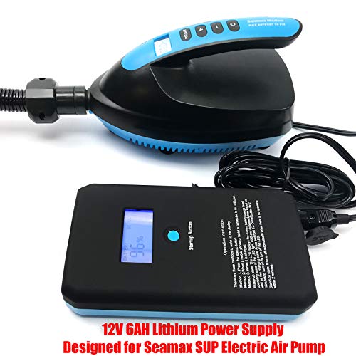 Seamax New Portable Lithium Power Supply Output 12V 6AH Max 200W Designed