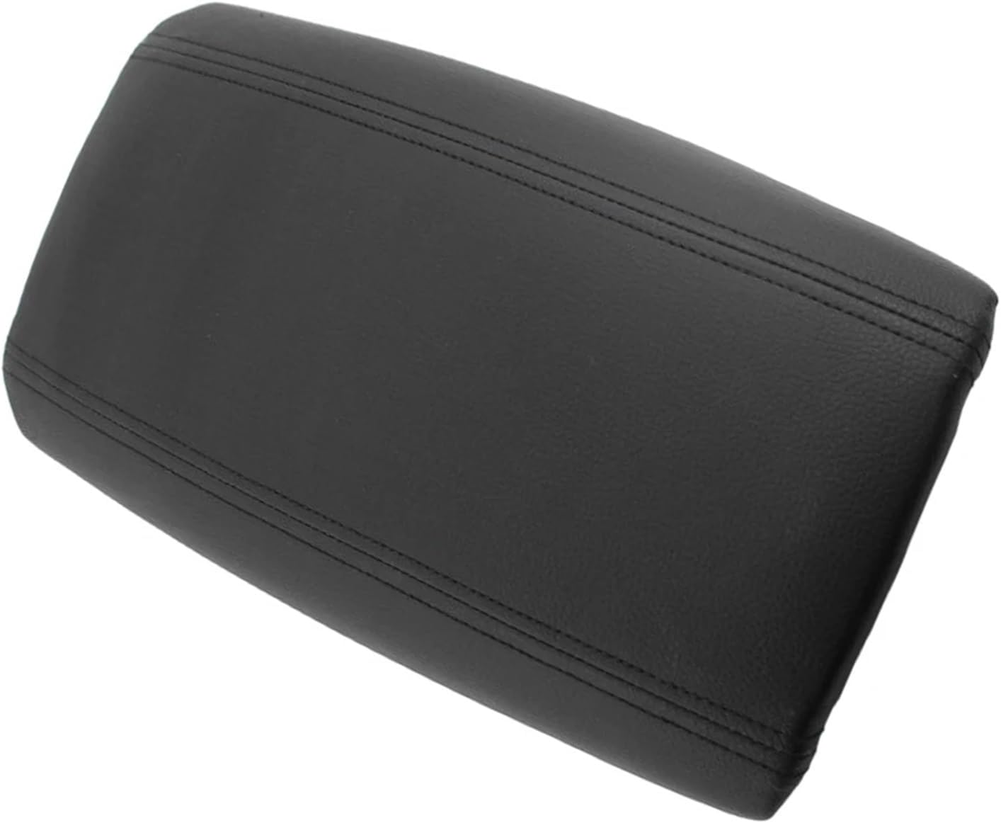 Leather Car Armrest Cover Lid Center Console Arm Rest Cover Compatible with Volvo S80 Sedan 1999-2006(Gloss Black)