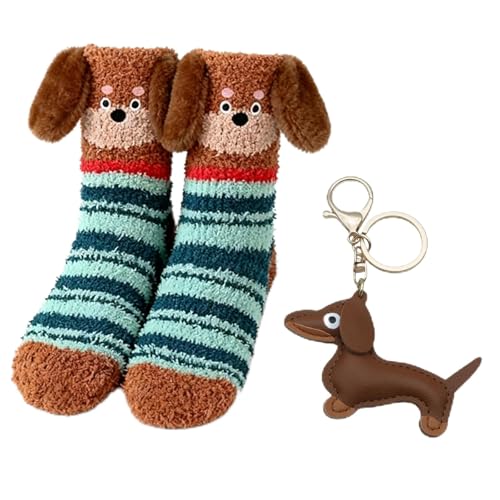 【Design unico】Il delizioso design del bassotto rende questo charm un accessorio unico e un ottimo spunto di conversazione. Mostra il tuo amore per i bassotti con i nostri affascinanti calzini bassotti, perfetti per gli amanti degli animali