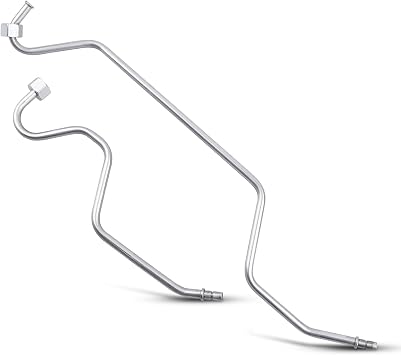 15254059 Rack Pinion Transfer Lines Compatible with Chevrolet Silverado/Tahoe/Suburba/Avalanche 08-14, GMC Sierra/Yukon 08-14, Cadillac Escalade ESV 08-14, 15254058