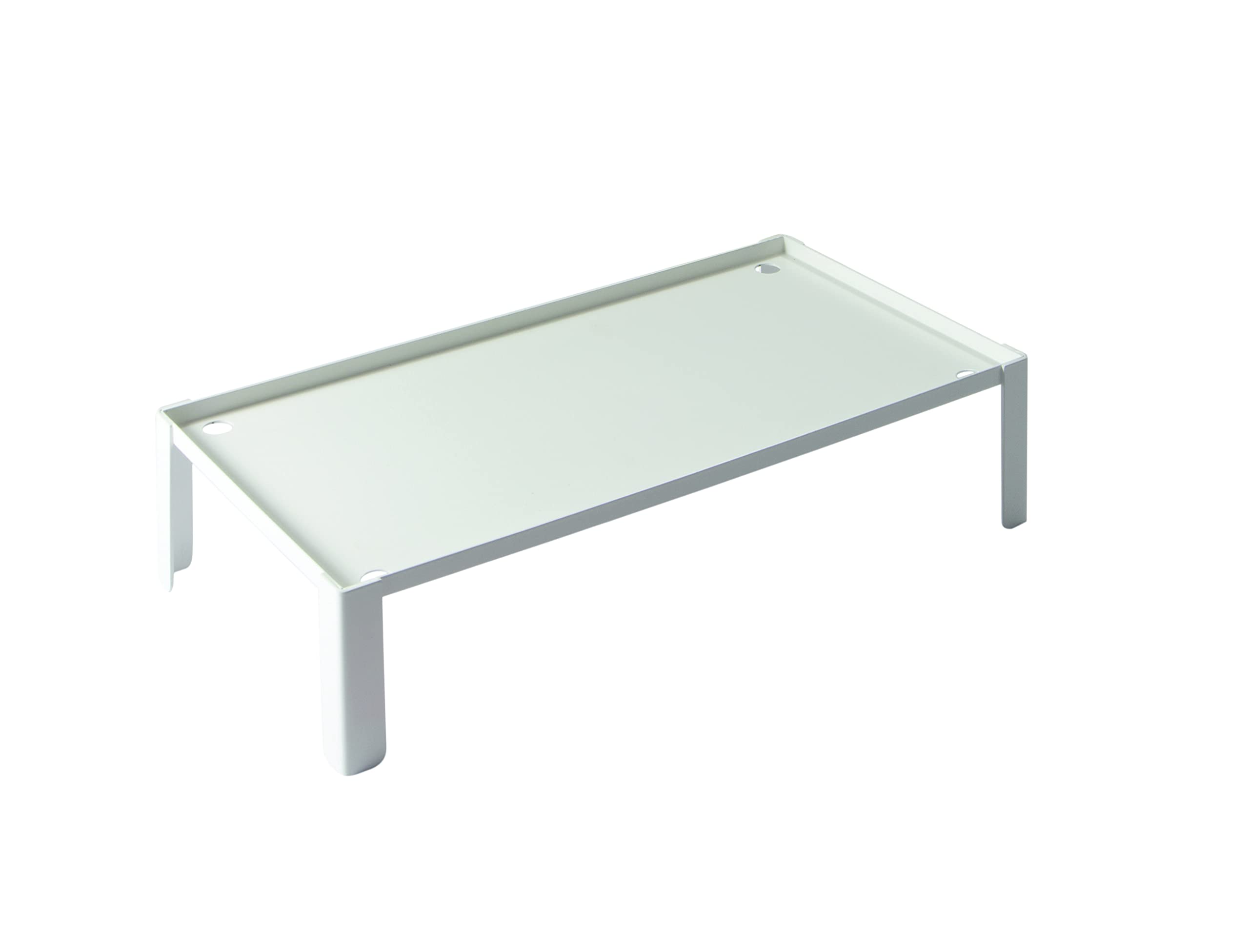 Abert FP034 Domino Steel Podium, 15 3/4" x 7 7/8" x 3 1/2", elevador de exhibición de buffet blanco por Arc Cardinal