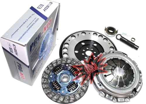 Exedy Clutch Pro Kit 08022 + All Clutch Performance Flywheel compatible with 1992-2005 HONDA CIVIC 1.5l 1.6l 1.7l D15 D16 D17 SOHC
